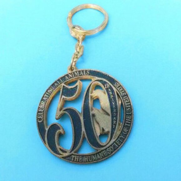 Celebrating All Animals 50th Anniversary Keychain - Picture 1 of 3
